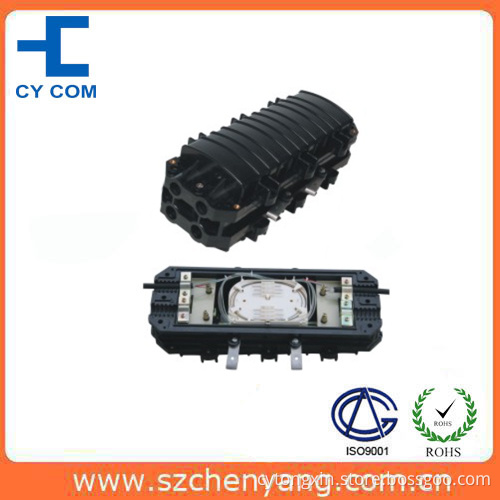 Fiber Optic Closure (In-Line/Horizontal type, 8 ways)